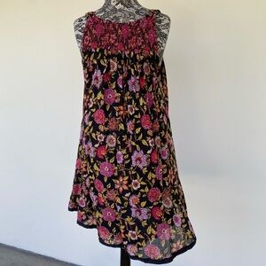 Free People Floral Sleeveless Dress size Medium